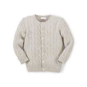 Ralph Lauren NEW Baby Gray Cashmere Cardigan